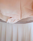 Jupe beige rosé asymétrique