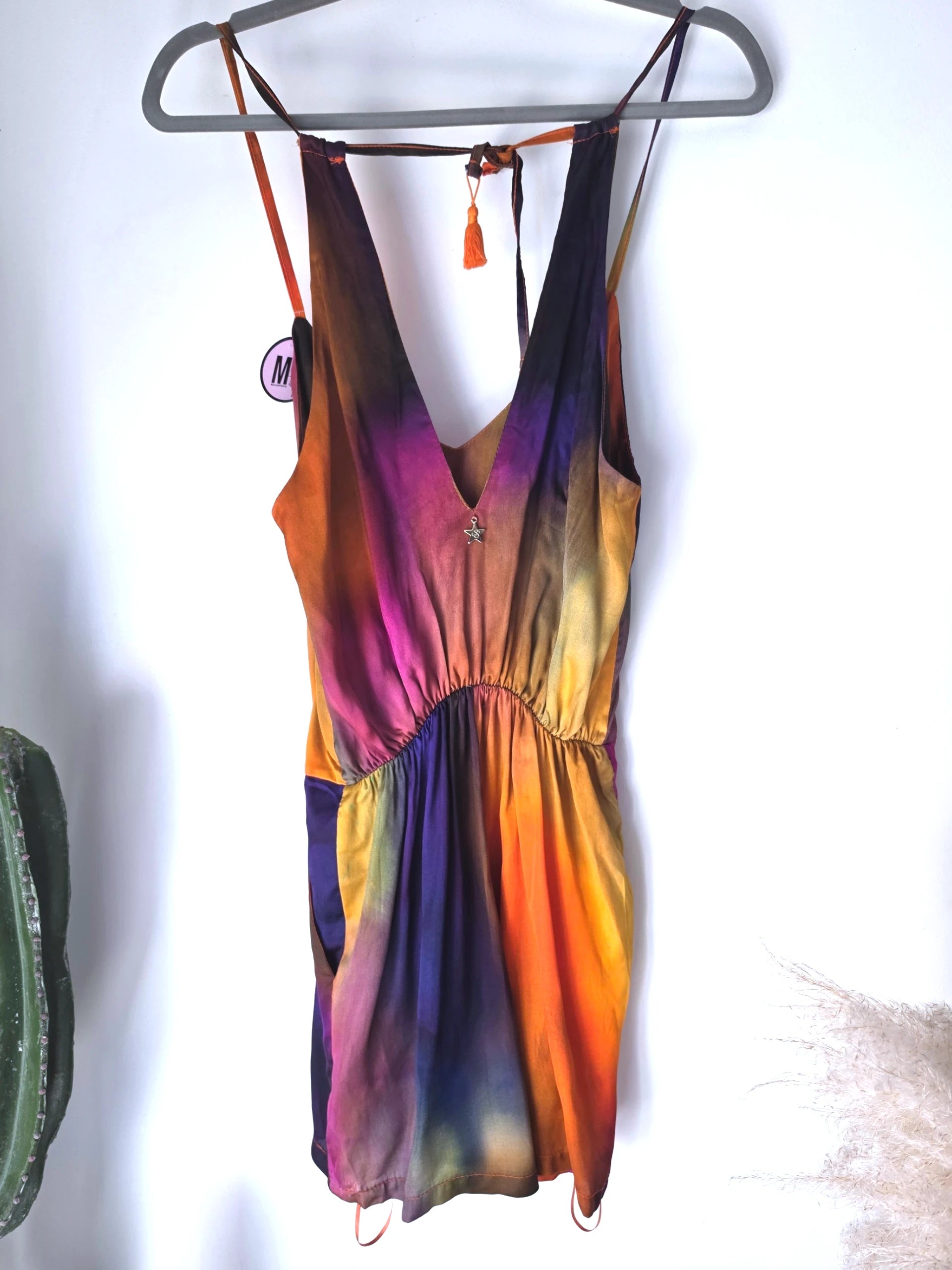Combi-short tie and dye
