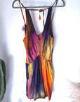 Combi-short tie and dye