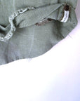 Combi-short vert en coton