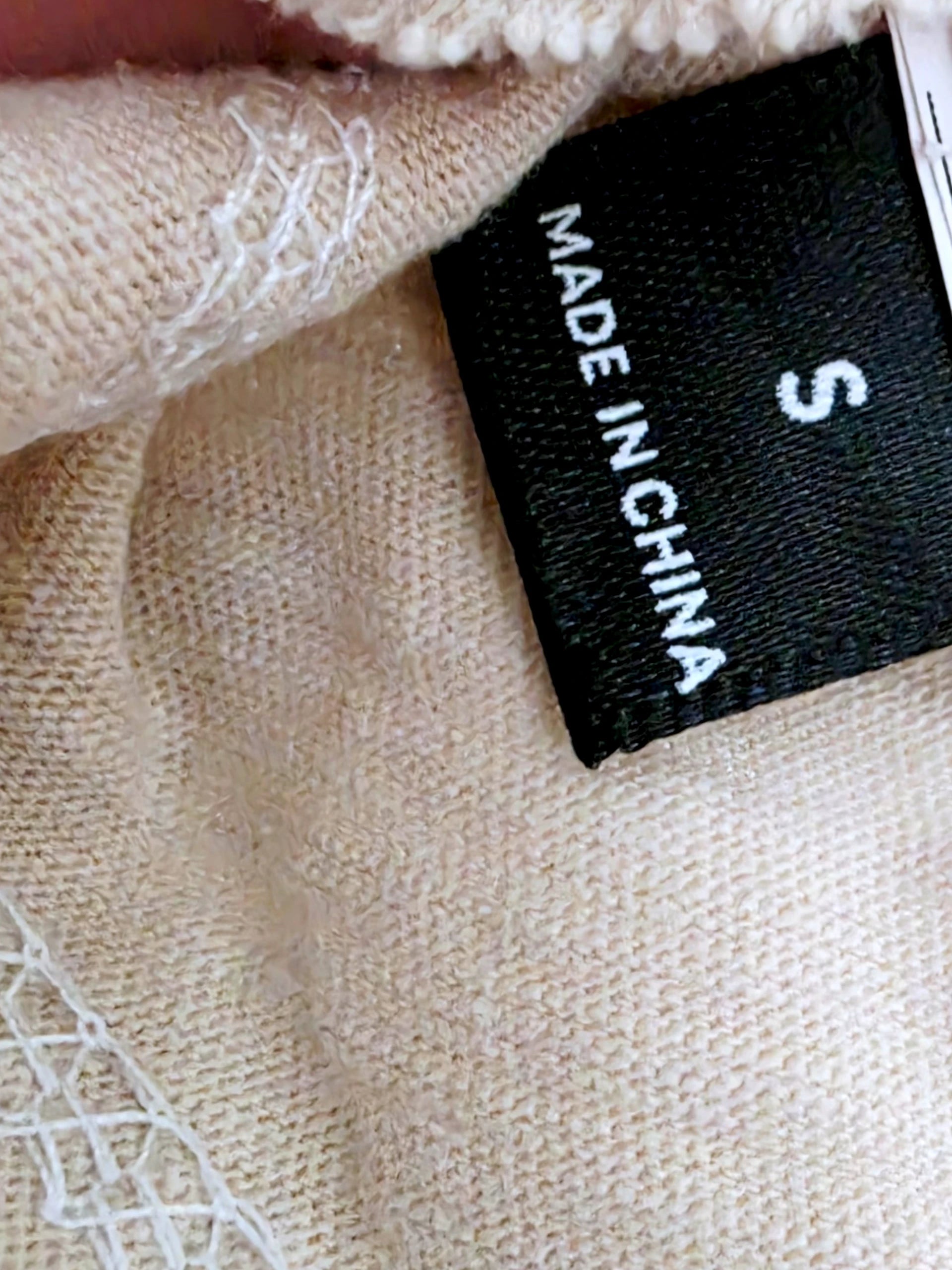 Débardeur beige en coton