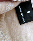 Débardeur beige en coton