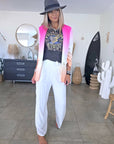T-shirt gris Power à strass - 𝐌𝐚𝐫𝐢𝐧𝐚𝟒𝟒𝐟𝐚𝐦𝐢𝐥𝐲