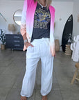 Pantalon blanc à jambes droites - 𝐌𝐚𝐫𝐢𝐧𝐚𝟒𝟒𝐟𝐚𝐦𝐢𝐥𝐲
