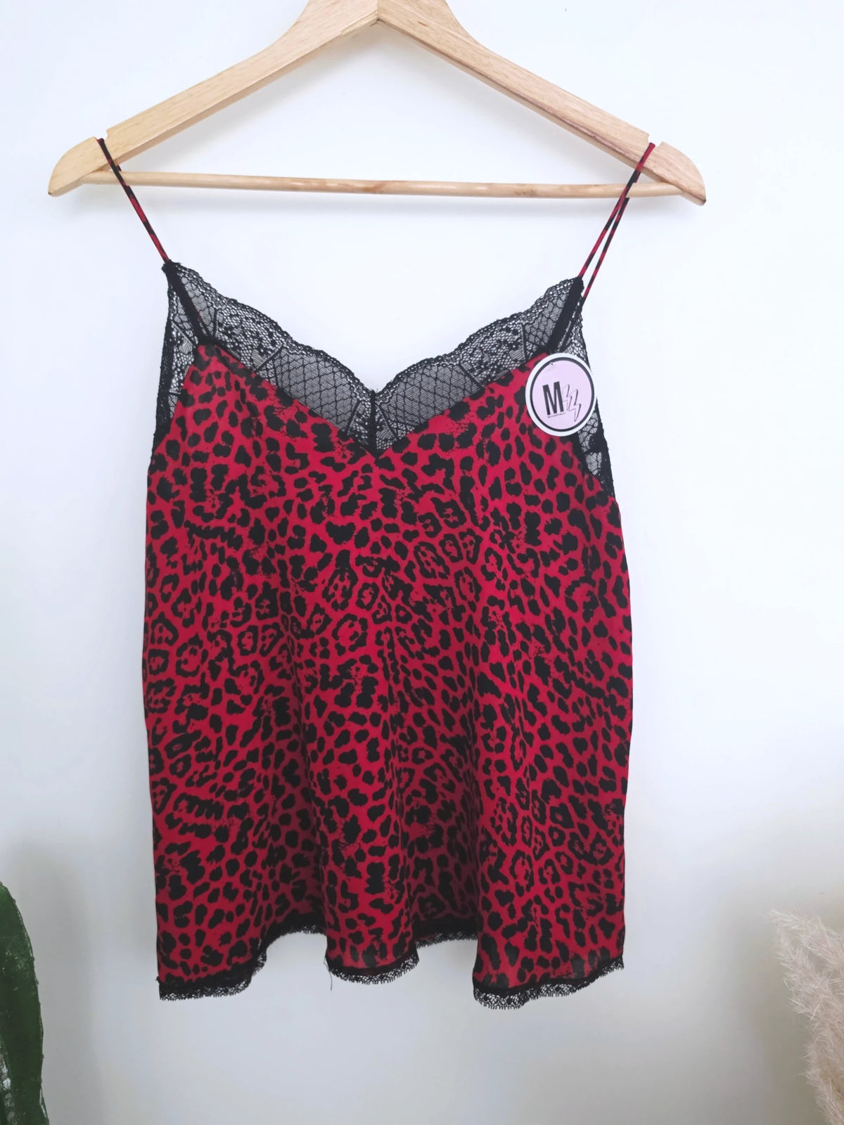 Débardeur rouge à imprimé léopard - 𝐌𝐚𝐫𝐢𝐧𝐚𝟒𝟒𝐟𝐚𝐦𝐢𝐥𝐲
