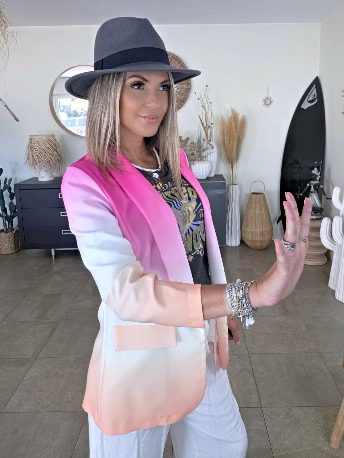 Blazer tie and dye - 𝐌𝐚𝐫𝐢𝐧𝐚𝟒𝟒𝐟𝐚𝐦𝐢𝐥𝐲