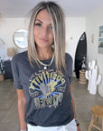 T-shirt gris Power à strass - 𝐌𝐚𝐫𝐢𝐧𝐚𝟒𝟒𝐟𝐚𝐦𝐢𝐥𝐲