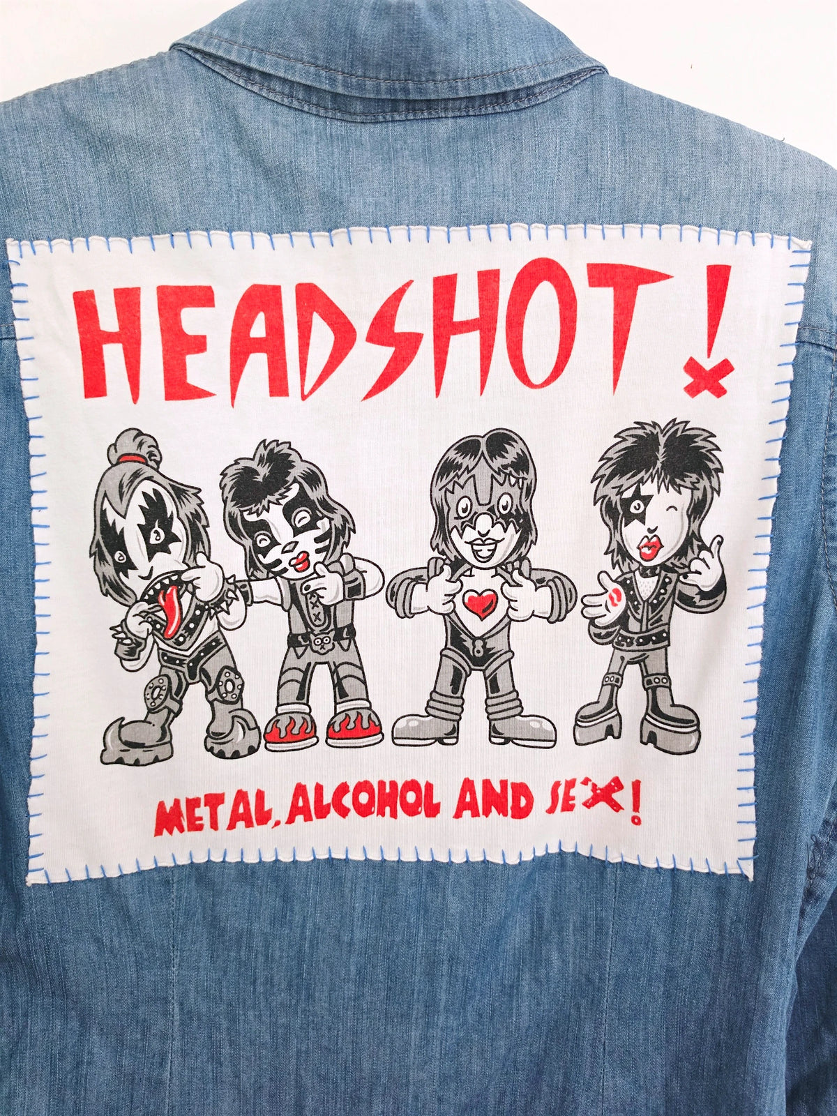 Chemise bleue rock'n'roll - 𝐌𝐚𝐫𝐢𝐧𝐚𝟒𝟒𝐟𝐚𝐦𝐢𝐥𝐲