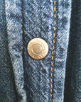 Robe en jean bleu avec bandes latérales - 𝐌𝐚𝐫𝐢𝐧𝐚𝟒𝟒𝐟𝐚𝐦𝐢𝐥𝐲