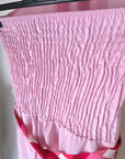 Combinaison rose à dos nu
