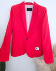 Veste cintrée rouge vif - 𝐌𝐚𝐫𝐢𝐧𝐚𝟒𝟒𝐟𝐚𝐦𝐢𝐥𝐲