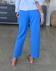 Pantalon bleu vif longueur 7/8è - 𝐌𝐚𝐫𝐢𝐧𝐚𝟒𝟒𝐟𝐚𝐦𝐢𝐥𝐲