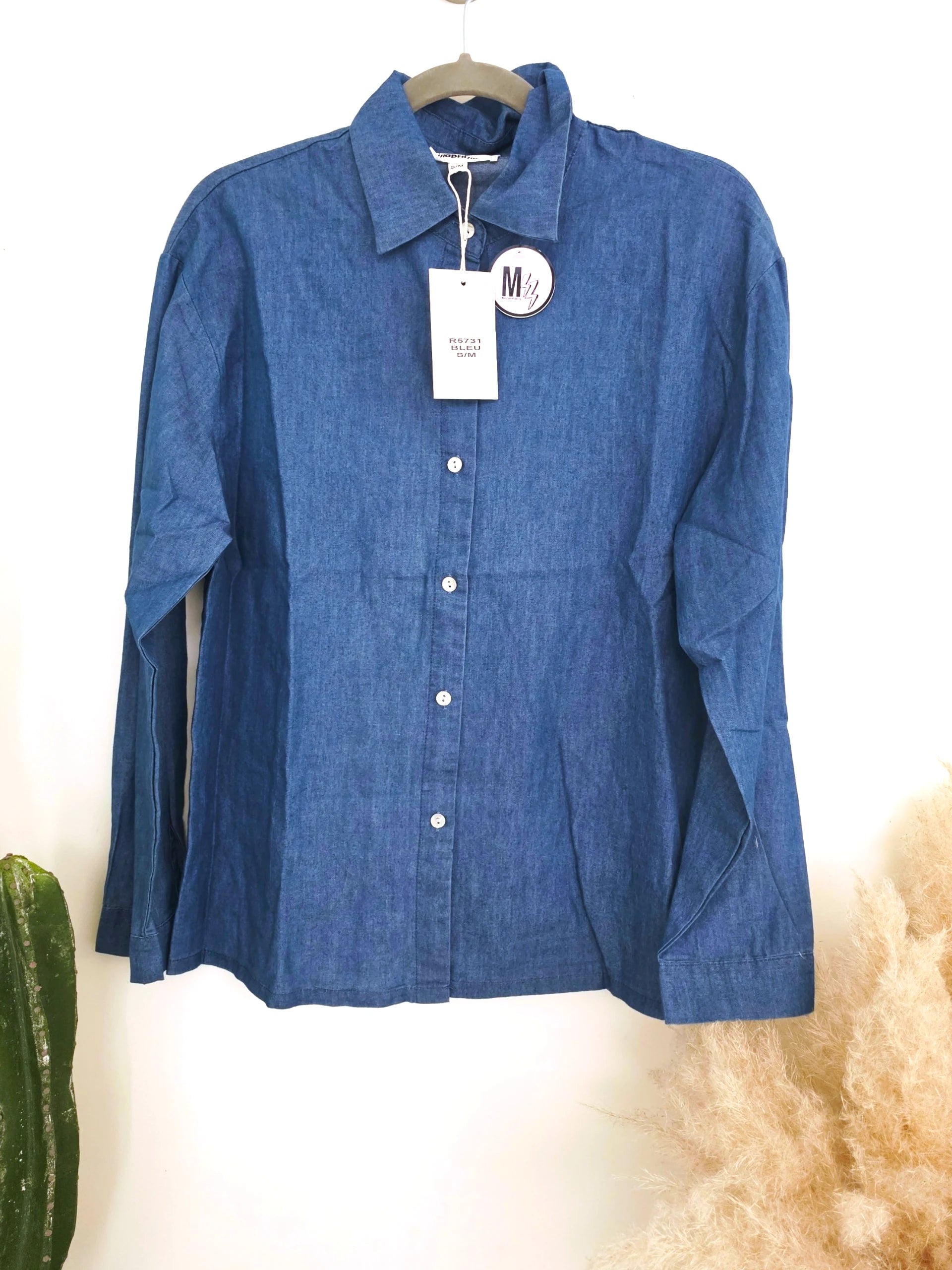 Chemise fine en coton amour