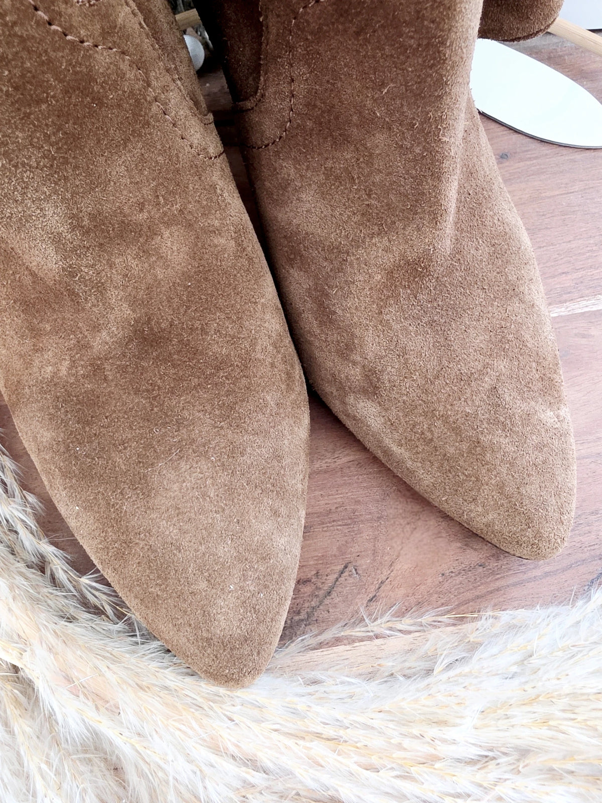 Bottes marron 100% cuir