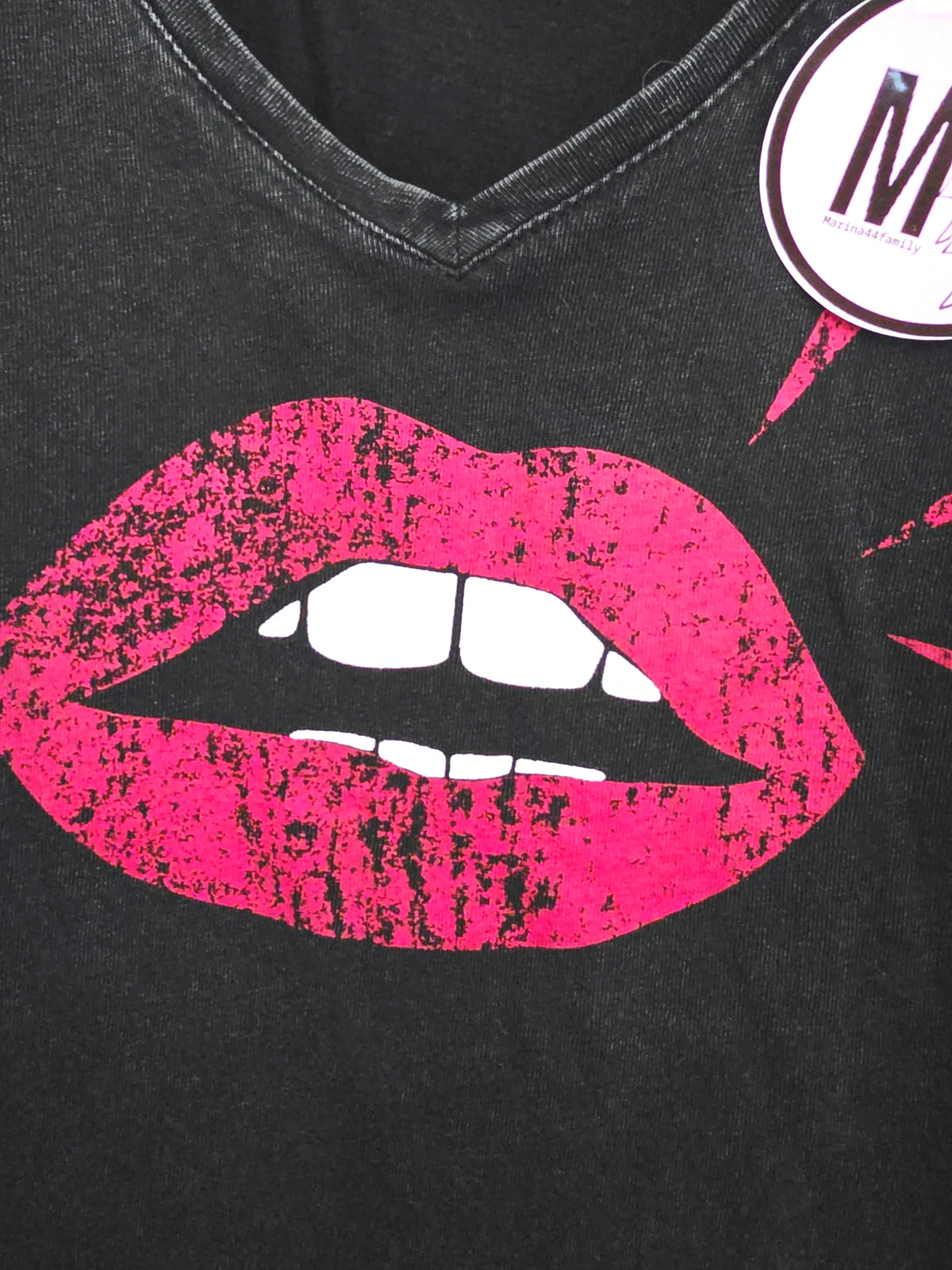 T-shirt noir rock - 𝐌𝐚𝐫𝐢𝐧𝐚𝟒𝟒𝐟𝐚𝐦𝐢𝐥𝐲