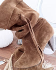 Bottes marron 100% cuir