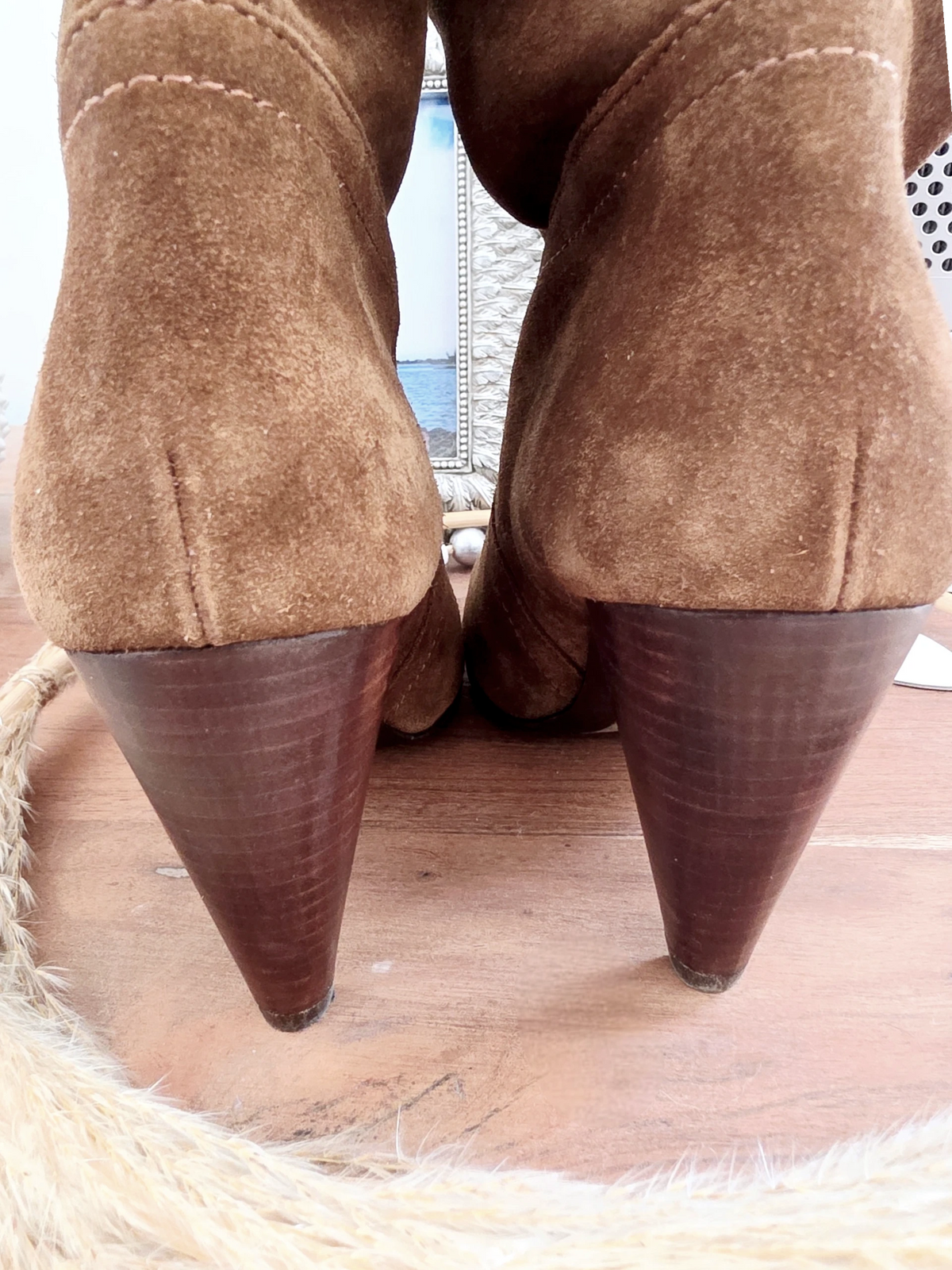 Bottes marron 100% cuir
