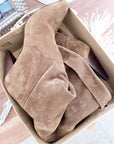 Bottes marron 100% cuir