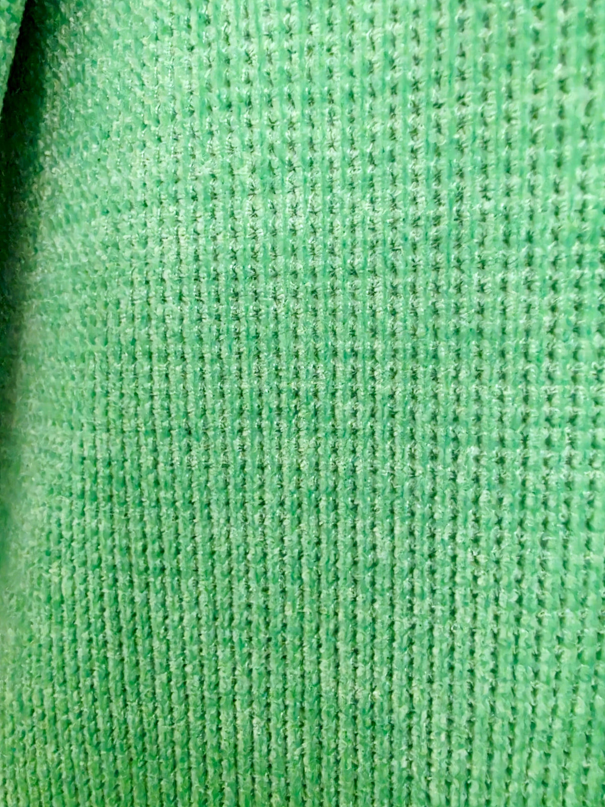 Veste velours ras vert "rock"