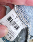 Veste en jean entièrement customisée