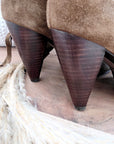 Bottes marron 100% cuir