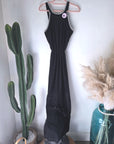 Robe noire ajourée