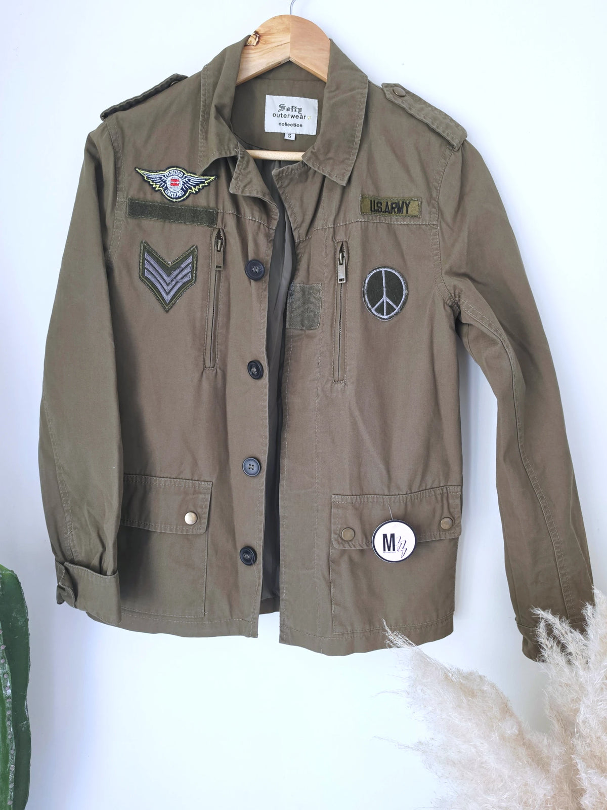 Veste militaire kaki - 𝐌𝐚𝐫𝐢𝐧𝐚𝟒𝟒𝐟𝐚𝐦𝐢𝐥𝐲