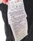 Robe noire ajourée