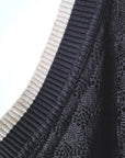 Robe noire ajourée
