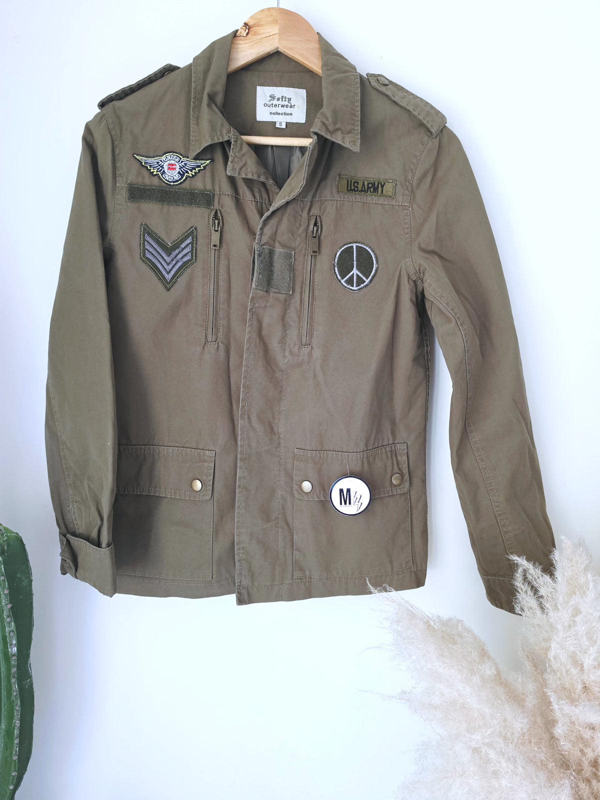 Veste militaire kaki - 𝐌𝐚𝐫𝐢𝐧𝐚𝟒𝟒𝐟𝐚𝐦𝐢𝐥𝐲