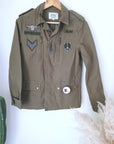 Veste militaire kaki - 𝐌𝐚𝐫𝐢𝐧𝐚𝟒𝟒𝐟𝐚𝐦𝐢𝐥𝐲