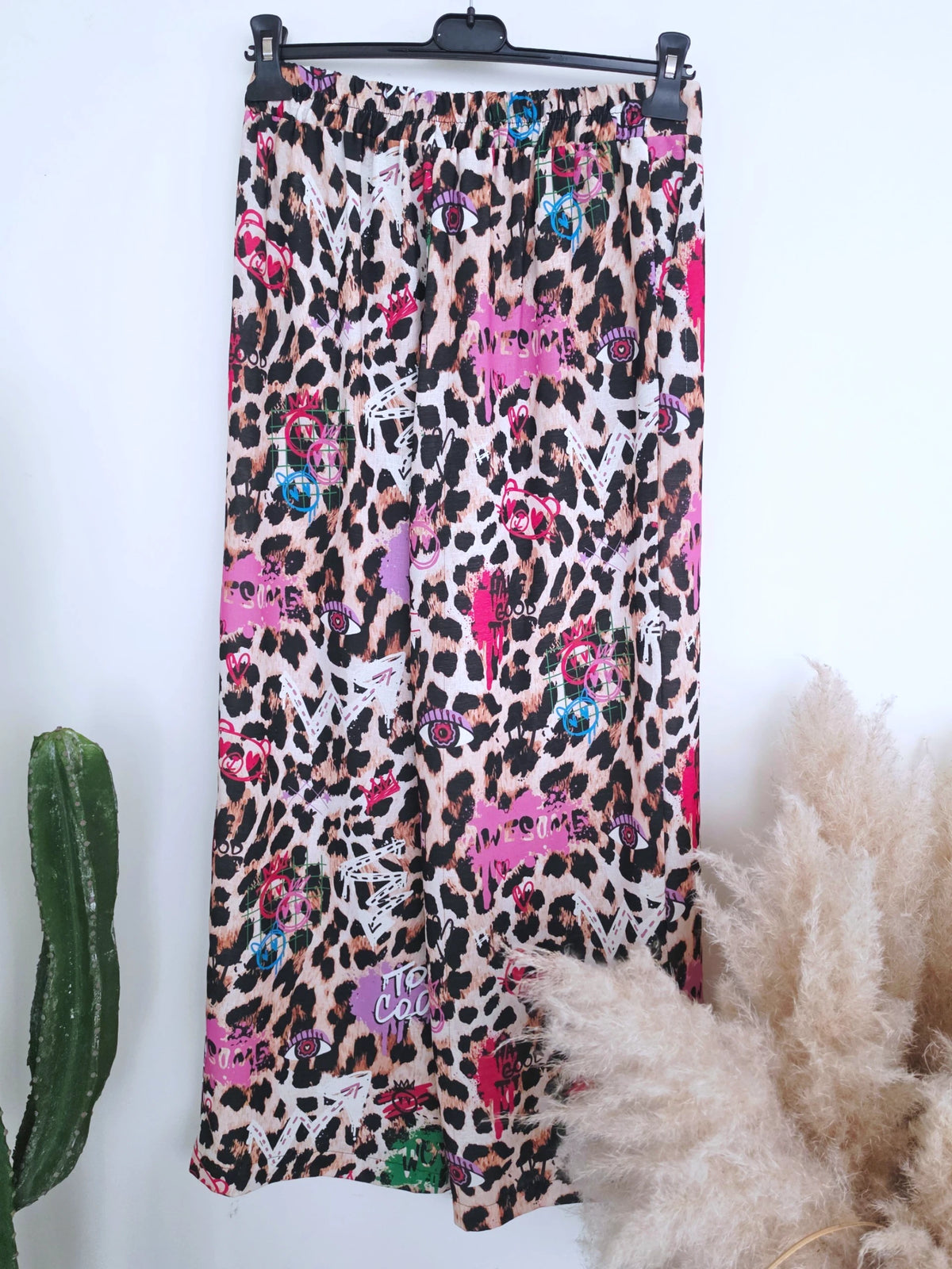 Pantalon à imprimé léopard avec tags - 𝐌𝐚𝐫𝐢𝐧𝐚𝟒𝟒𝐟𝐚𝐦𝐢𝐥𝐲