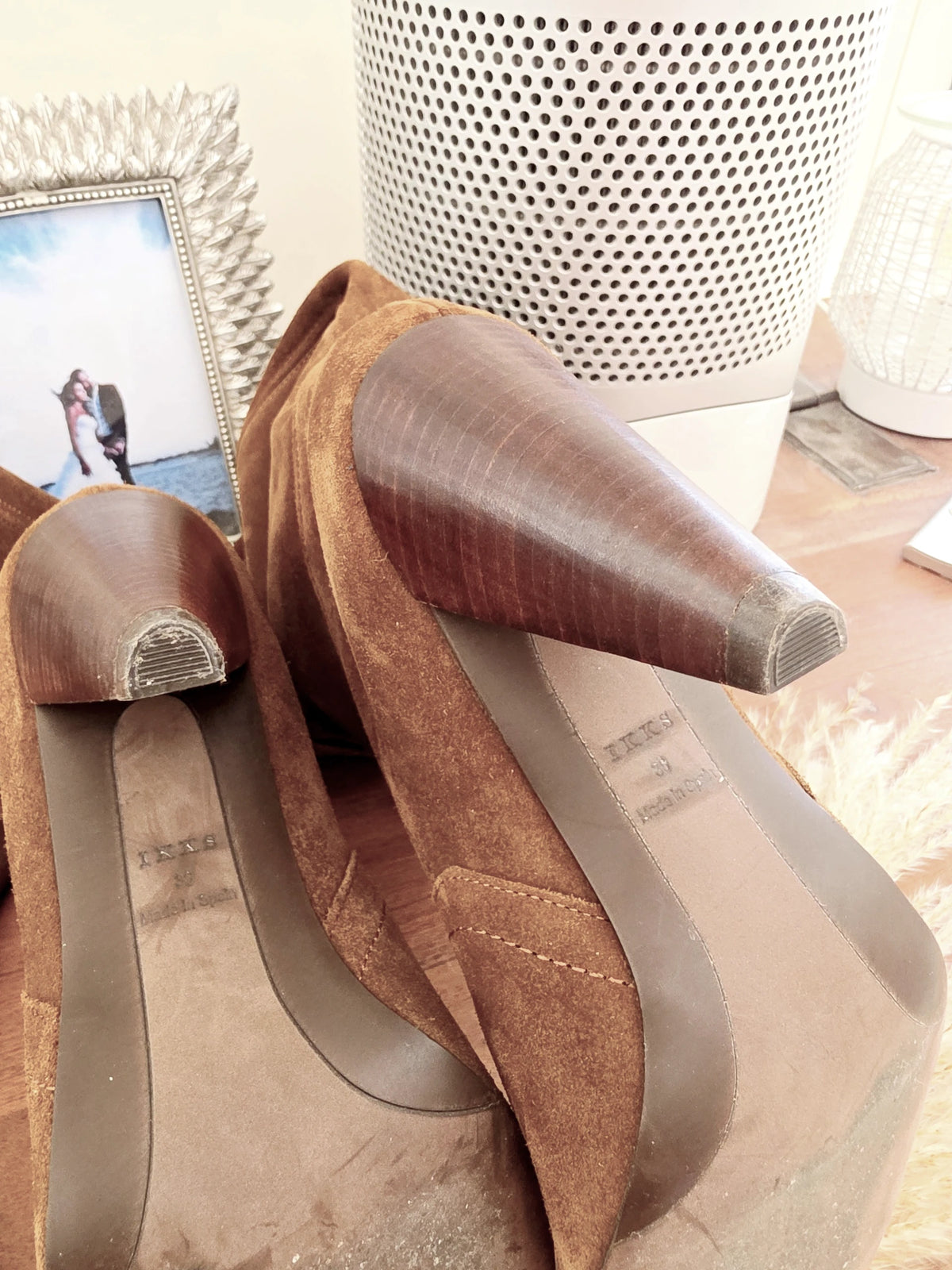 Bottes marron 100% cuir