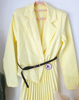 Robe smoking jaune