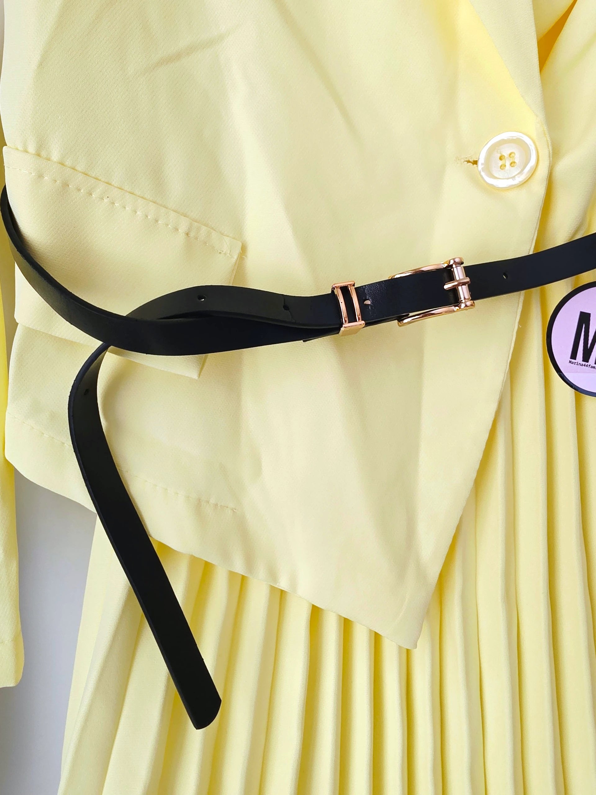 Robe smoking jaune