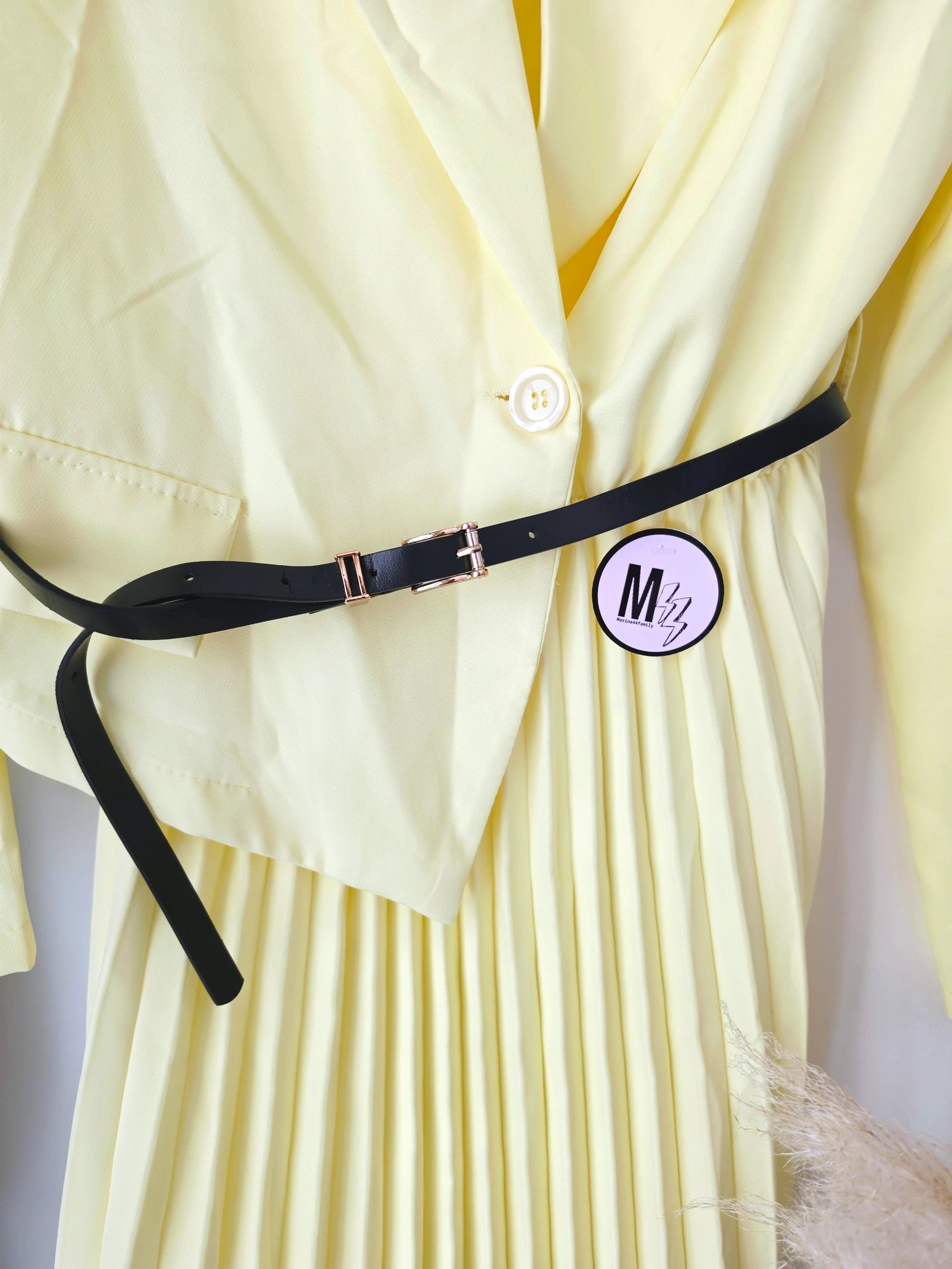 Robe smoking jaune
