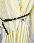 Robe smoking jaune