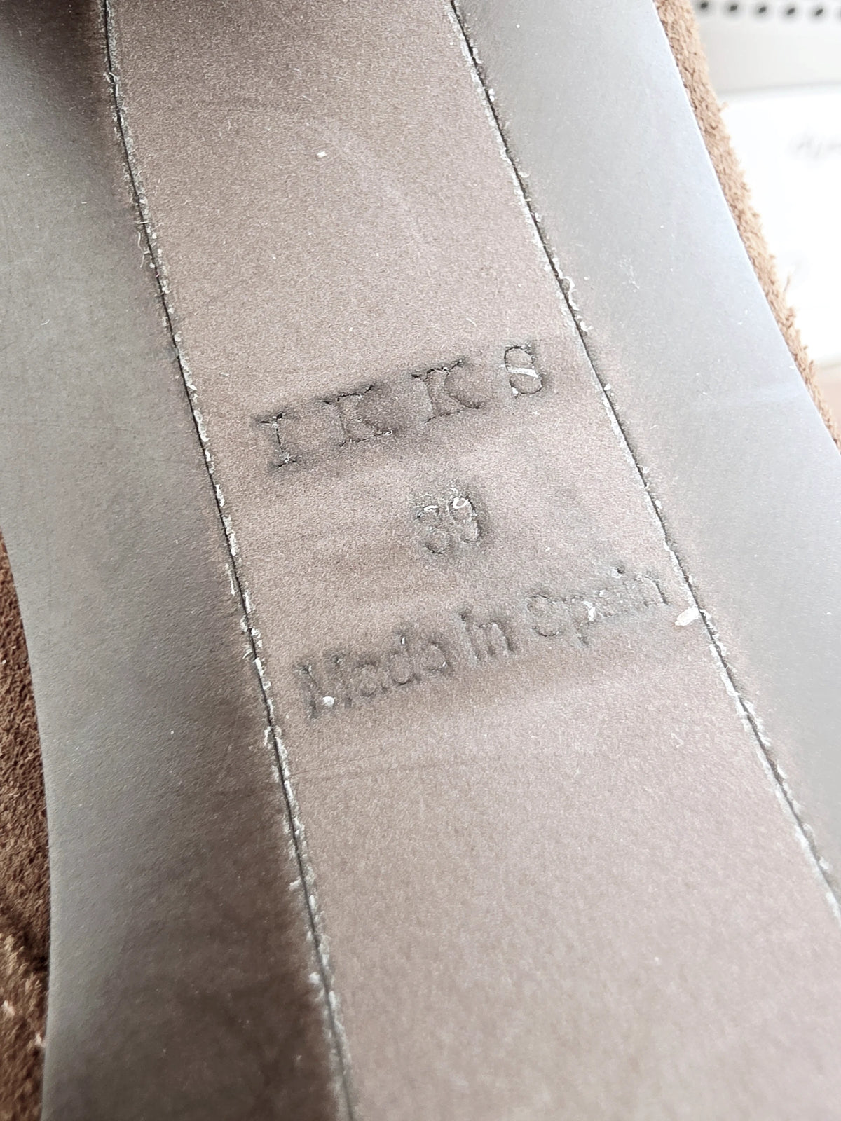 Bottes marron 100% cuir