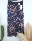 Jupe longue bleu marine à imprimé - 𝐌𝐚𝐫𝐢𝐧𝐚𝟒𝟒𝐟𝐚𝐦𝐢𝐥𝐲