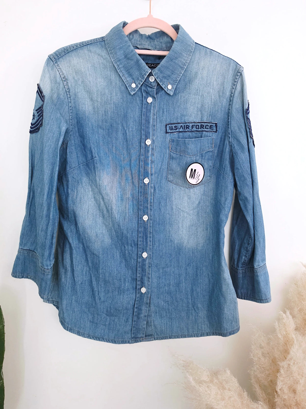 Chemise bleue rock'n'roll - 𝐌𝐚𝐫𝐢𝐧𝐚𝟒𝟒𝐟𝐚𝐦𝐢𝐥𝐲