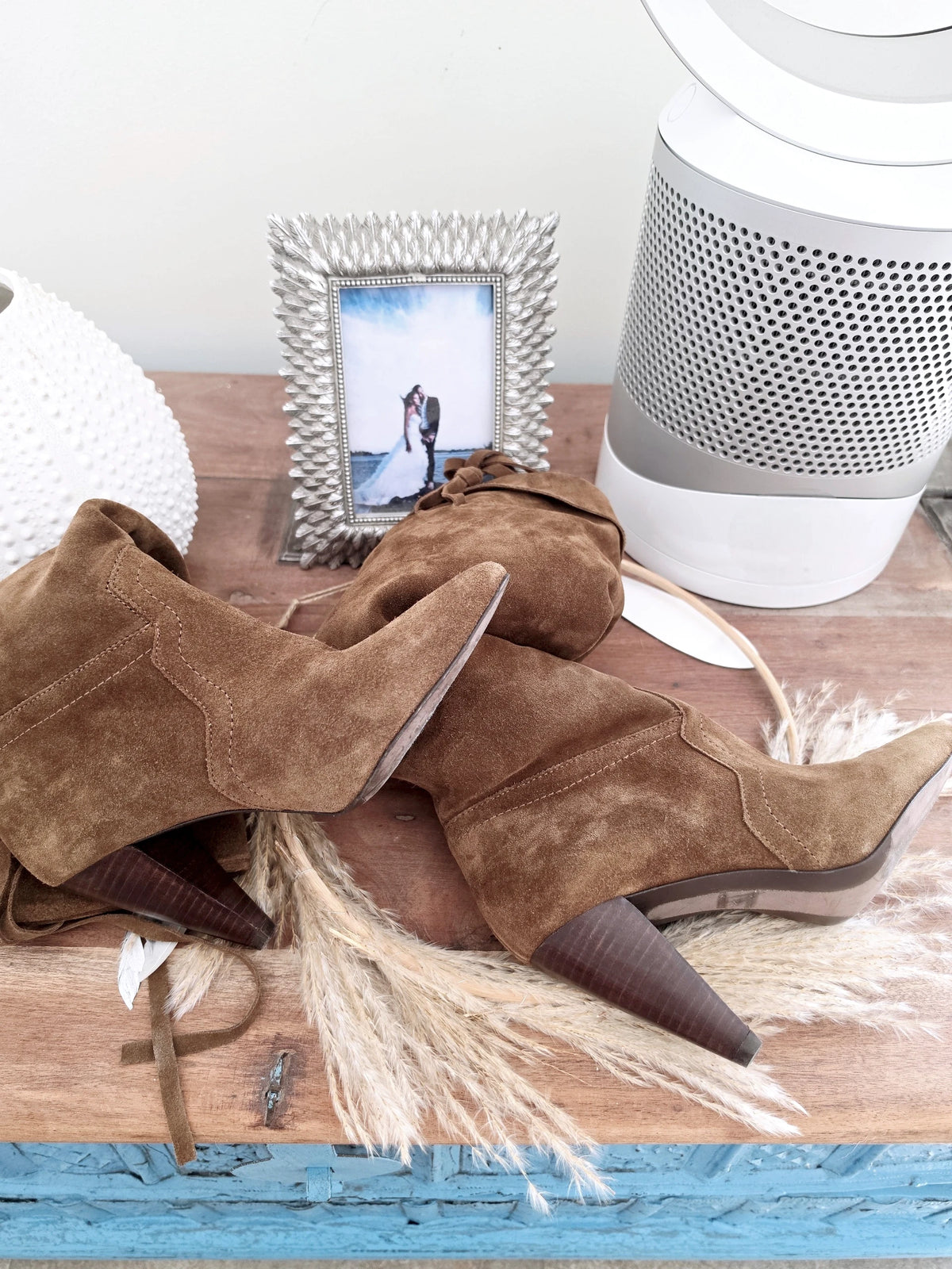 Bottes marron 100% cuir