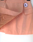 Jupe portefeuille saumon fluo