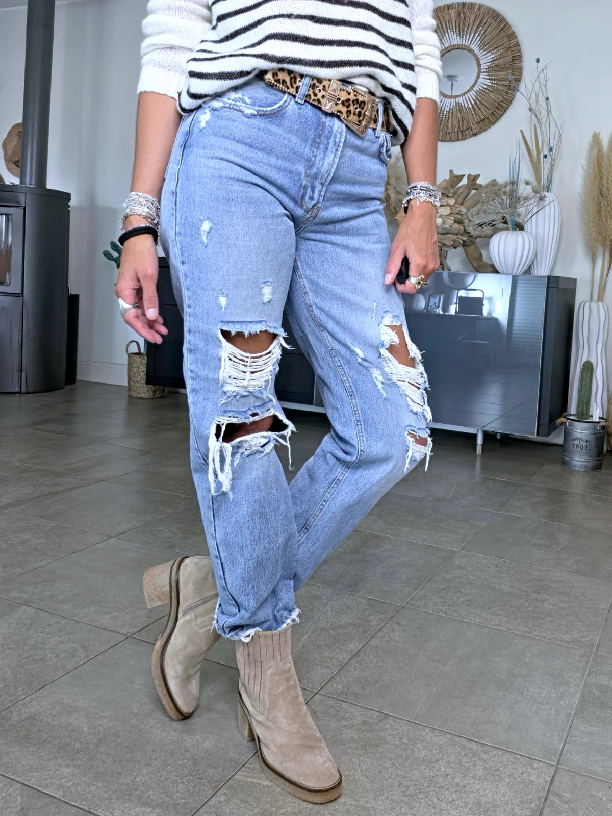 Jean droit coupe destroy - 𝐌𝐚𝐫𝐢𝐧𝐚𝟒𝟒𝐟𝐚𝐦𝐢𝐥𝐲