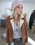 Perfecto 100% cuir cognac