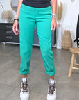 Pantalon chic vert
