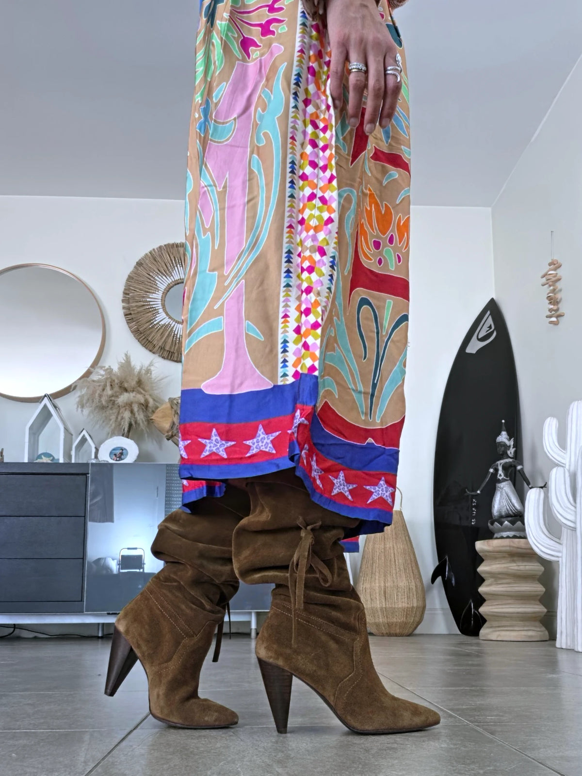 Bottes marron 100% cuir