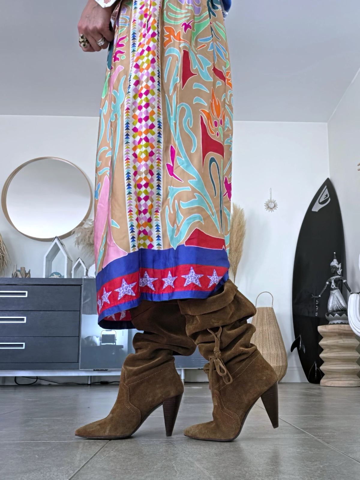 Bottes marron 100% cuir