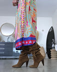 Bottes marron 100% cuir