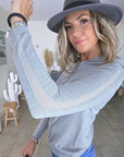 Cardigan gris "love"