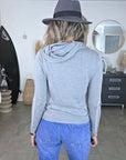 Cardigan gris "love"
